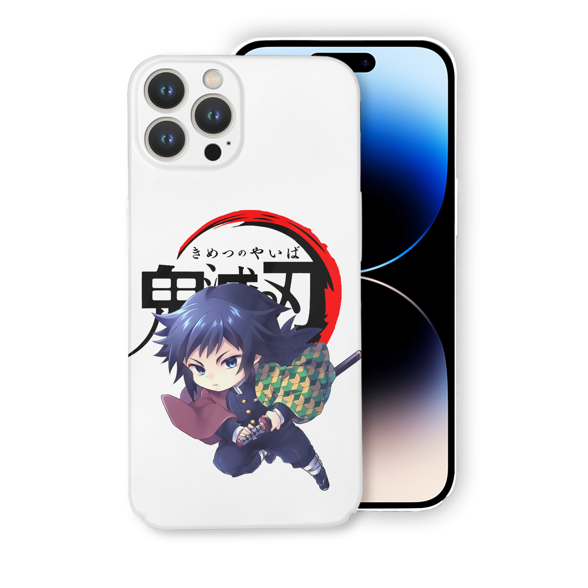 （画像用） 鬼滅の刃（きめつのやいば）水柱-冨岡 義勇／とみおか ぎゆう Tomioka Giyuu 【iPhone 14シリーズ対応】ハードケース